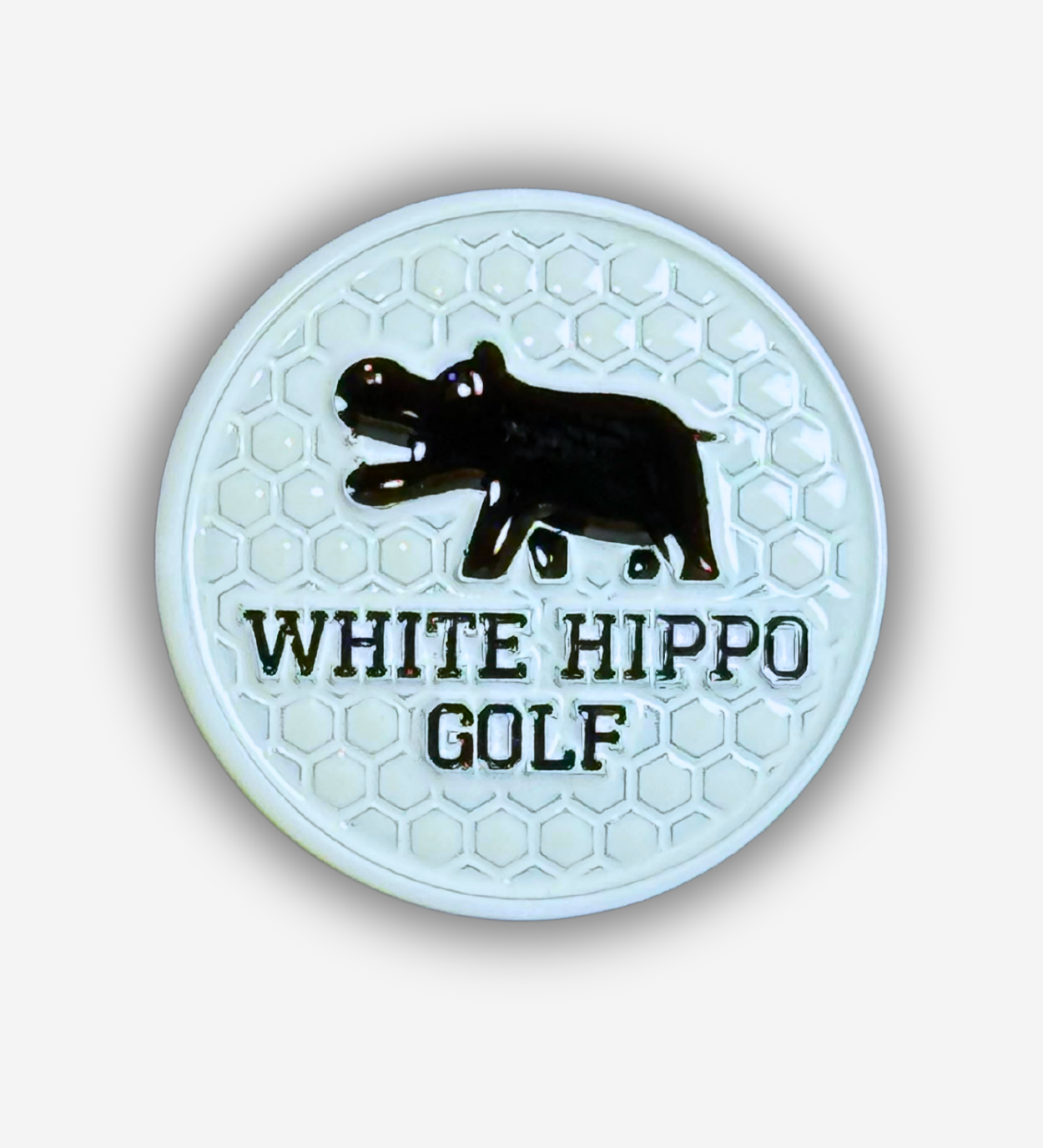 White Hippo Ball Marker