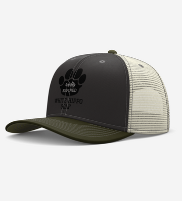 hippo paw snapback hat