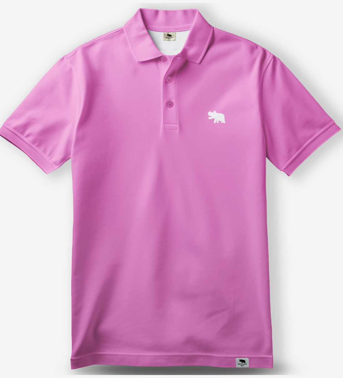 Original SwingEase Hippo Pink polo