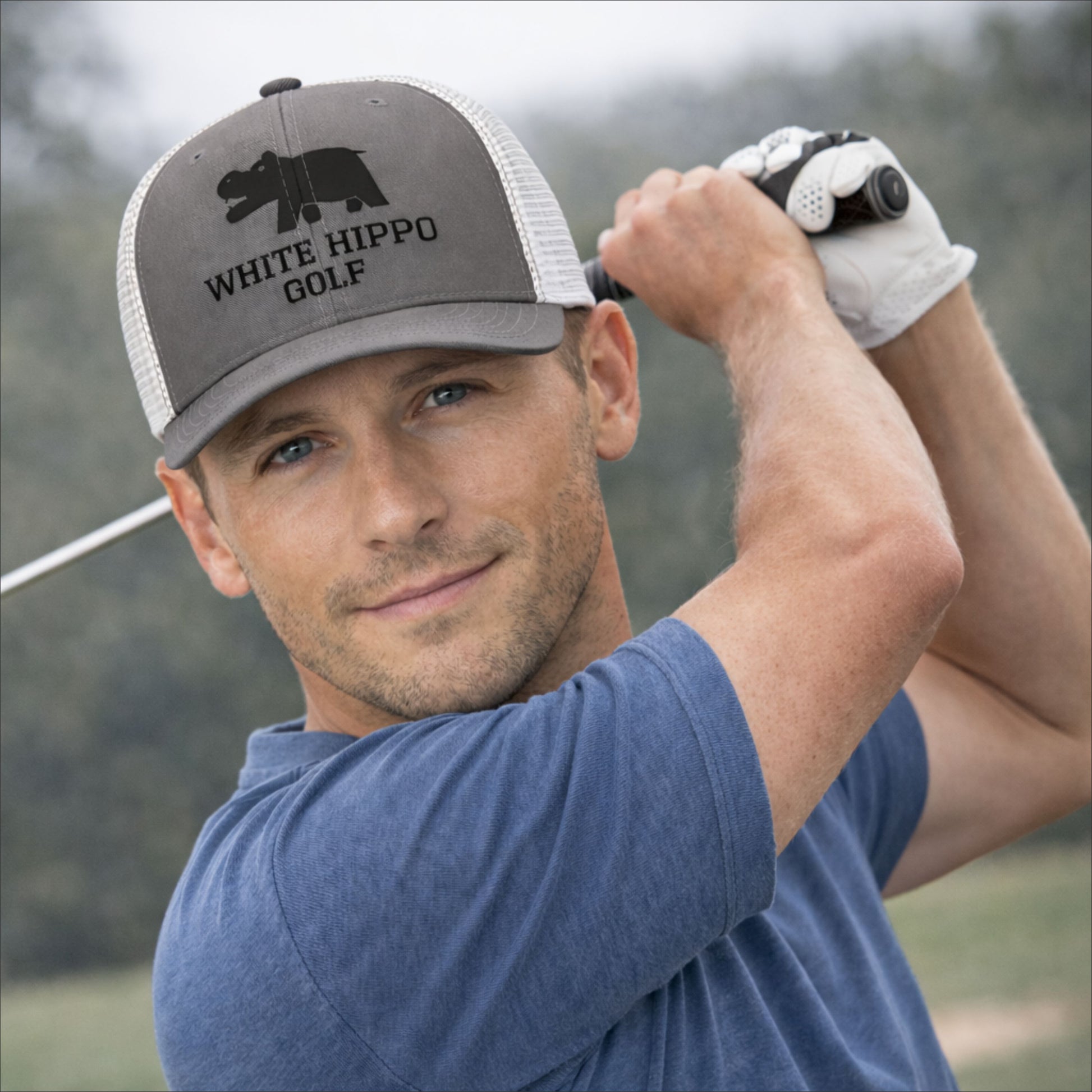 Hippo Snapback - Grey